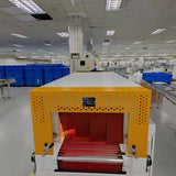 Servo-driven vertical top-and-bottom sealing and shrink packaging machine
