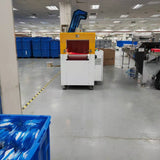Servo-driven vertical top-and-bottom sealing and shrink packaging machine