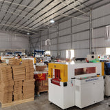 Servo-driven vertical top-and-bottom sealing and shrink packaging machine
