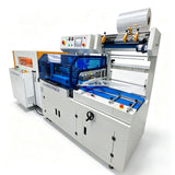 Servo-driven vertical top-and-bottom sealing and shrink packaging machine