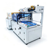Servo-driven vertical top-and-bottom sealing and shrink packaging machine